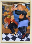 AFTER BERYL COOK, 'SHALL WE DANCE?', a limited edition litho print 125/650, with certificate, signed