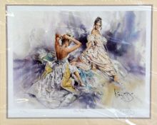 AFTER GORDON KING, 'FANTASY', a artist proof 27/60, signed, titled and numbered in pencil, with