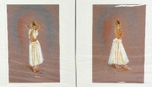 AFTER KAY BOYCE, 'ANGELINIA I AND II', a pair of limited edition prints both numbered 52/295, with