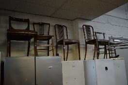 SIX VARIOUS CHAIRS
