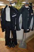 MOTOR BIKE CLOTHES, HELMETS, etc, to include RST jacket, size L, a Richa jacket size DXL, Richa