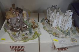 TWO BOXED LILLIPUT LANE SCULPTURES, 'Blair Atholl' limited edition No 1/3000 (some chips to turrets)