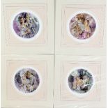AFTER GORDON KING, 'MASQUARADE' SUITE', a boxed artist proof 11/19 set of four prints, signed and