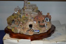 A BOXED LIMITED EDITION LILLIPUT LANE SCULPTURE, 'St Peter's Cove', No 2644, with certificate,