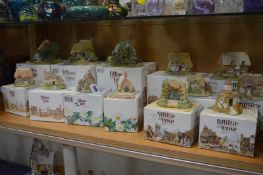 THIRTEEN BOXED LILLIPUT LANE SCULPTURES, collectors club editions etc, to include 'Gardeners