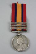 A QUEENS SOUTH AFRICA MEDAL, bars, South Africa 1901, Orange Free State, Cape Colony, correctly