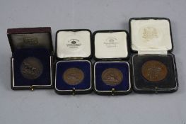 FOUR SHOOTING MEDALS, boxed as follows, Royal Tournament 4th Btn Scots Gds 1930, Royal Tournament