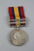 A QUEENS SOUTH AFRICA MEDAL, bars, Orange Free State, Cape Colony, correctly named to 8748 Sapper