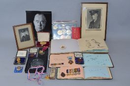 AN ARCHIVE OF MEDALS, MEDALLIONS, PHOTOS AND EPHEMERA, all related to Ivan Luckin, known to many