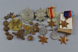 A BOXED WWII GROUP OF MEDALS, (un-named as issued) to R.W. Coulson, consisting 1939-45, Africa