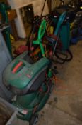 A QUALCAST ELECTRIC LAWN MOWER, and two strimmers (3)