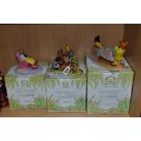 THREE BOXED ROYAL DOULTON WIND IN THE WILLOWS FIGURES/GROUP, 'Ratty, is that Really You?' WW10 (