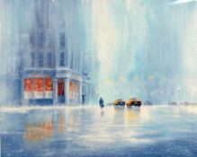JEFF ROWLAND, 'RENDEZVOUS AT 6PM', a limited edition print 16/295, signed and numbered, with