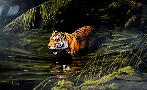 SPENCER HODGE 'COOLING OFF', a limited edition print 746/850, signed and numbered in pencil, with
