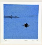 GED MITCHELL, 'HEADING HOME', a limited edition print 98/295, signed and numbered in pencil, mounted