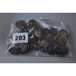 A QUANTITY OF LIVERY BUTTONS, depicting a mulberry tree, the reverse stamped Kirkwood & Son,