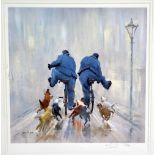 DES BROPHY, 'CATCH ME IF YOU CAN', a limited edition print 7/295, signed and numbered in pencil,