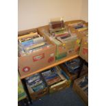 SIX BOXES OF VARIOUS BOOKS