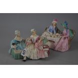 TWO ROYAL DOULTON FIGURE GROUPS, 'The Love Letter' HN2149 and 'Afternoon Tea' HN1747 (2)