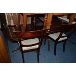 A MODERN MAHOGANY PEDESTAL DINING TABLE, with one additional leaf, approximate extended size width