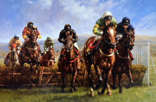 GRAHAM ISOM 'ISTABRAQ', a limited edition print 302/500, signed and numbered with certificate,