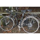 A HERCULES CYCLE AND MOTOR COMPANY VINTAGE LADIES BIKE, and a Falcon gents racing bike (2)