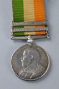 A KINGS SOUTH AFRICA MEDAL, 1901 and 1902 bars, correctly named to 2662 PTE A. Proctor, Royal