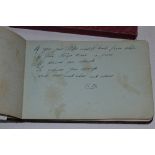 AN AUTOGRAPH ALBUM, of poems, rhymes and sketches