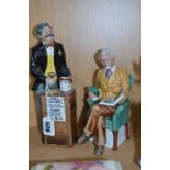 TWO ROYAL DOULTON FIGURES, 'The Auctioneer' HN2986 and 'Pride and Joy' HN2945 exclusively for