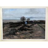 S.G. JENNINGS, 'WALTON HILL', an original pastel drawing of a country scene, signed by the artist,