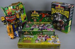 A COLLECTION OF BOXED POWER RANGERS AND MIGHTY MORPHIN POWER RANGERS FIGURES AND TOYS, Marchon