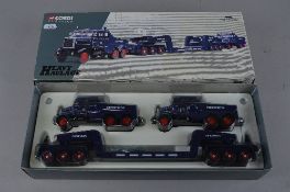 A BOXED CORGI CLASSICS HEAVY HAULAGE RANGE SCAMMELL CONSTRUCTOR (X2), with 24 wheel Low Loader Set-