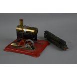 AN UNBOXED MAMOD LIVE STEAM ENGINE, No.SE1A, not tested, appears largely complete with burner and