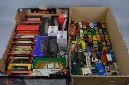 A QUANTITY OF BOXED AND UNBOXED PLAYWORN DIECAST VEHICLES, to include Matchbox 'Models of