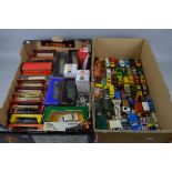 A QUANTITY OF BOXED AND UNBOXED PLAYWORN DIECAST VEHICLES, to include Matchbox 'Models of