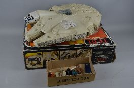 A BOXED KENNER STAR WARS RETURN OF THE JEDI MILLENIUM FALCON VEHICLE, missing several smaller items,
