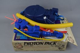 A BOXED KENNER THE REAL GHOSTBUSTER PROTON PACK PLAYSET, original 1980's set appears complete and to