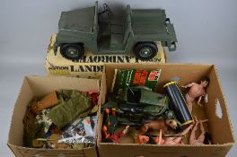 A QUANTITY OF UNBOXED AND ASSORTED PALITOY ACTION MAN ITEMS, all c.1970's, to include figures,