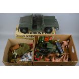 A QUANTITY OF UNBOXED AND ASSORTED PALITOY ACTION MAN ITEMS, all c.1970's, to include figures,