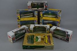 A QUANTITY OF BOXED CORGI CLASSICS BLACKPOOL TRAM MODELS, to include 70th Anniversary of the Balloon
