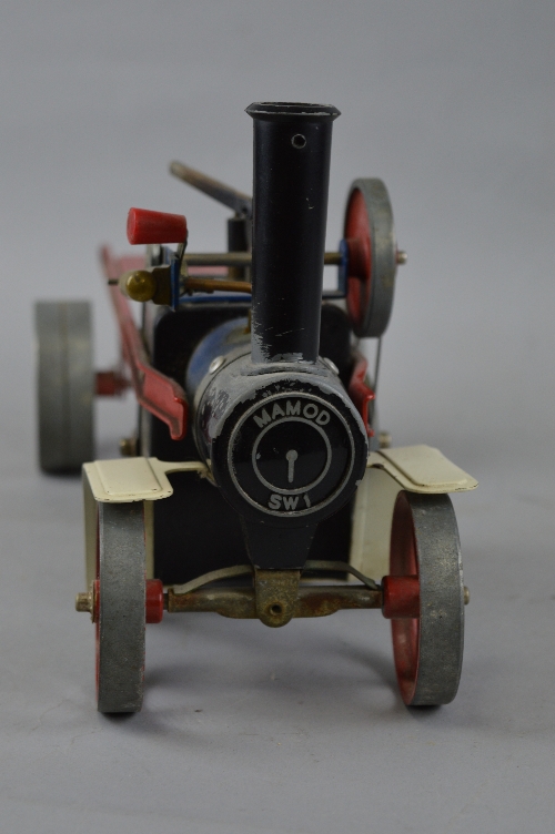 AN UNBOXED MAMOD LIVE STEAM WAGON CHASSIS, No.SW1, boiler, wheels and chassis only no cab or - Image 2 of 3