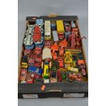 A QUANTITY OF UNBOXED AND ASSORTED PLAYWORN DIECAST VEHICLES, to include Dinky Supertoys Foden