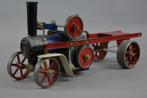 AN UNBOXED MAMOD LIVE STEAM WAGON CHASSIS, No.SW1, boiler, wheels and chassis only no cab or - Image 3 of 3