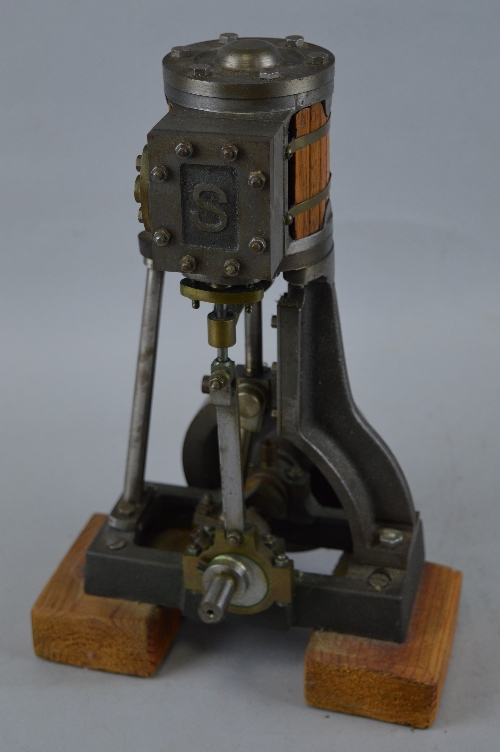 A STUART LIVE STEAM VERTICAL STATIONARY ENGINE, No.1, not tested, no paperwork, appears largely - Image 2 of 2