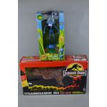 A BOXED KENNER JURASSIC PARK TYRANNOSAURUS REX, No.JP09, electronic roar and stomping sound not