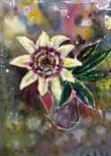 BERNADETTE OWEN, 'FLOWER STUDY', an original watercolour painting, signed by the artist, mounted not