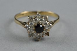 A 9CT DRESS RING SIZE O, approximate weight 2.1 grams