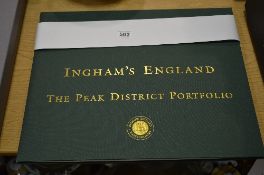 A FOLDER OF FOUR LIMITED EDITION PRINTS, 'Ingham's England The Peak District Portfolio', to