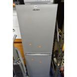 A SLIM BUSH SILVER FRIDGE/FREEZER