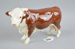A BESWICK POLLED HEREFORD BULL, No 2549A